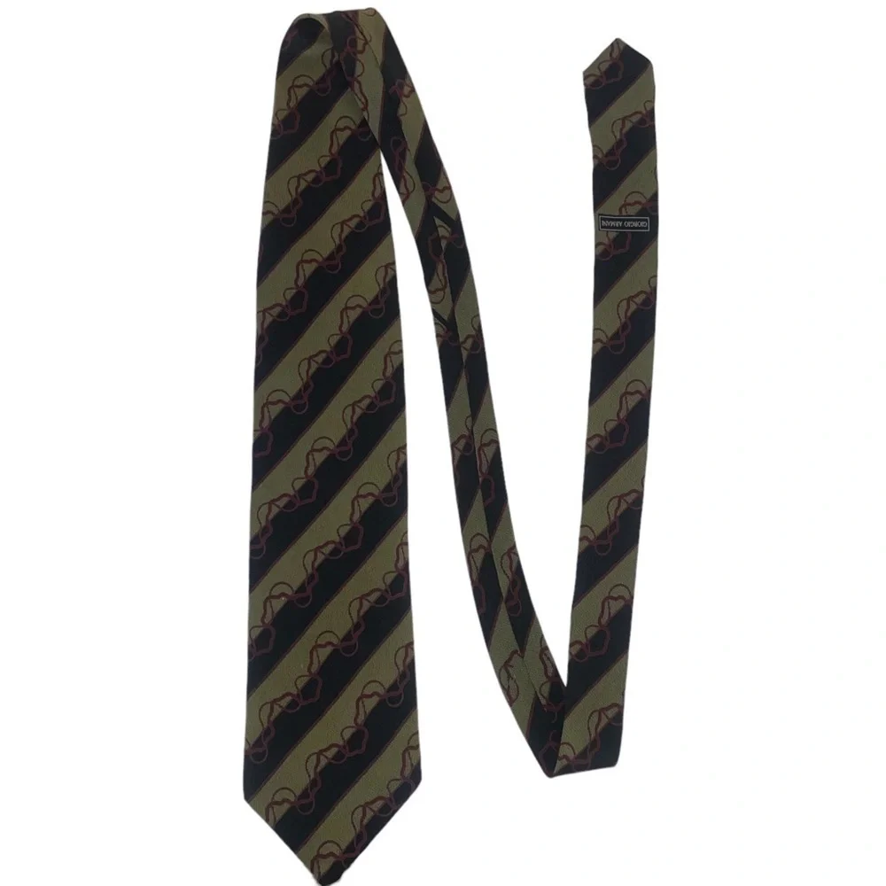 Giorgio Armani Cravatte Silk Printed Tie